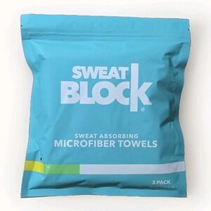 3 Pack Microfiber Sweat Handkerchiefs Face Hands Body Gym Black Towel 15x15 In